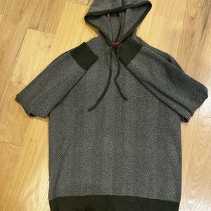 Bonobos Green and Gray Herringbone Sweater